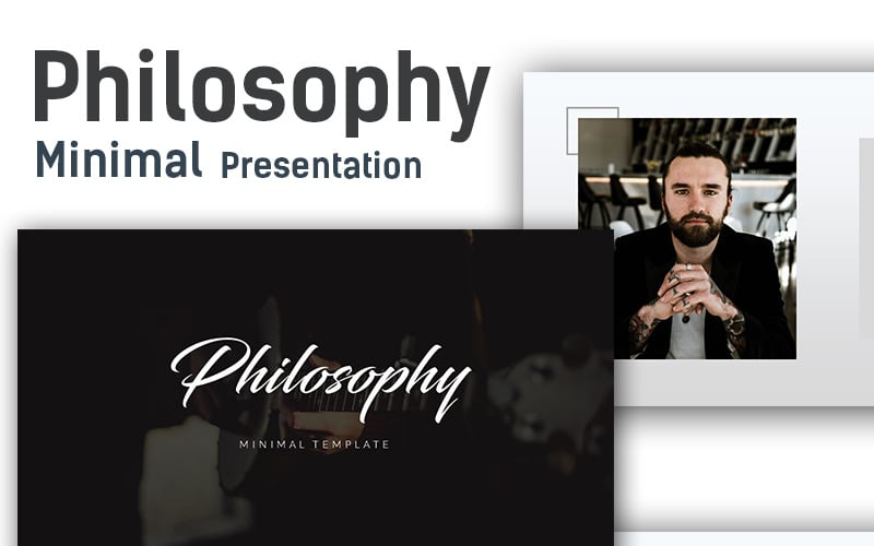 philosophy minimal powerpoint template original