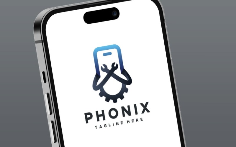 phone fix and repair logo original