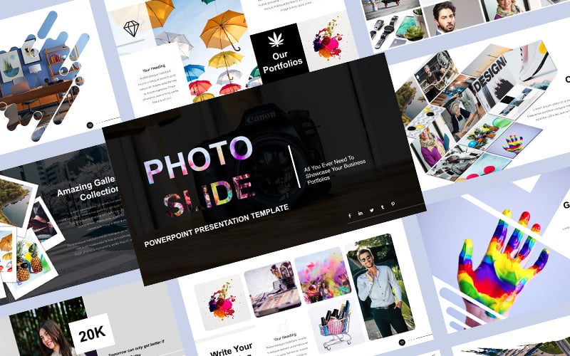 photo slide powerpoint template original