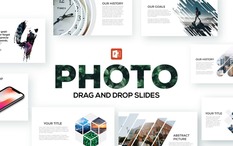 photo slides powerpoint template original
