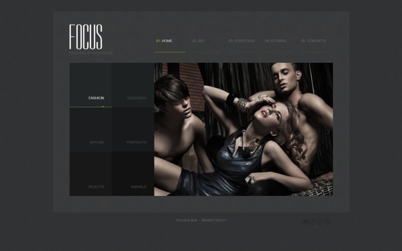 photographer portfolio responsive joomla template original