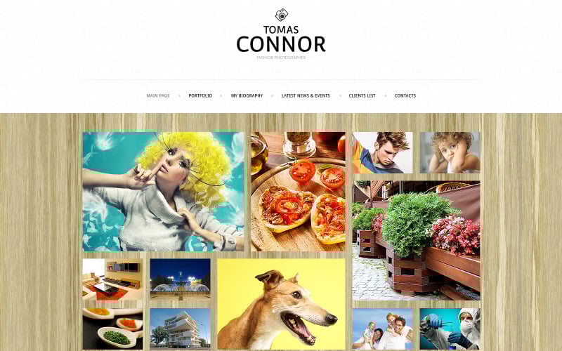 photographer portfolio responsive joomla template original