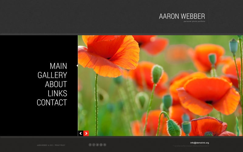 photographer portfolio responsive joomla template original