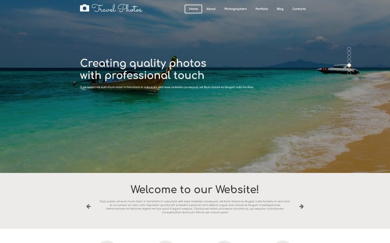 photographer portfolio responsive joomla template original