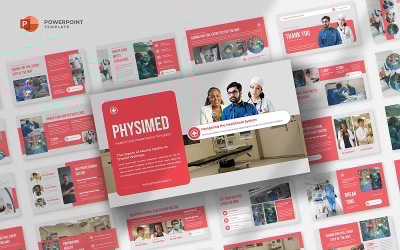 physimed medical healthcare powerpoint template original
