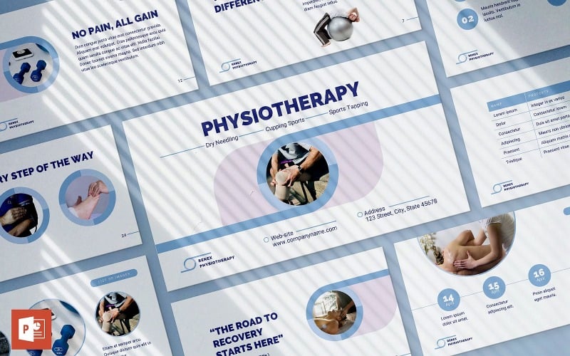physiotherapy presentation powerpoint template original