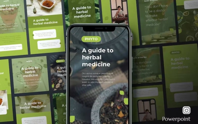 phyto herbal medicine instagram powerpoint original