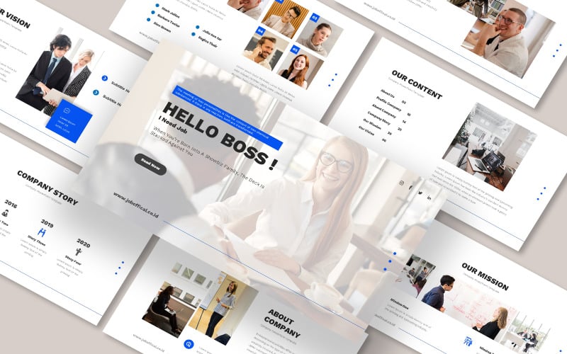 picth deck business presentation powerpoint template original