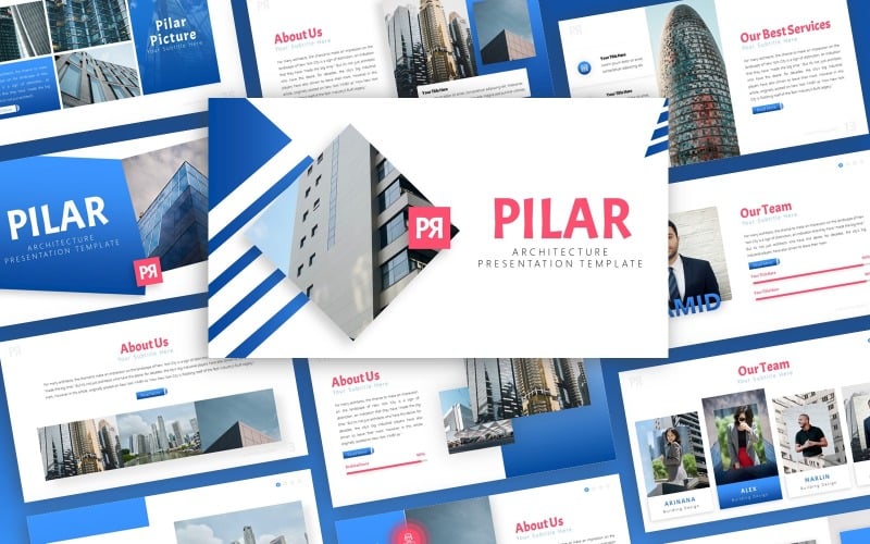 pilar architecture multipurpose powerpoint presentation original
