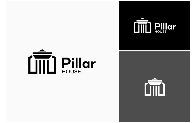 pillar house law home logo original