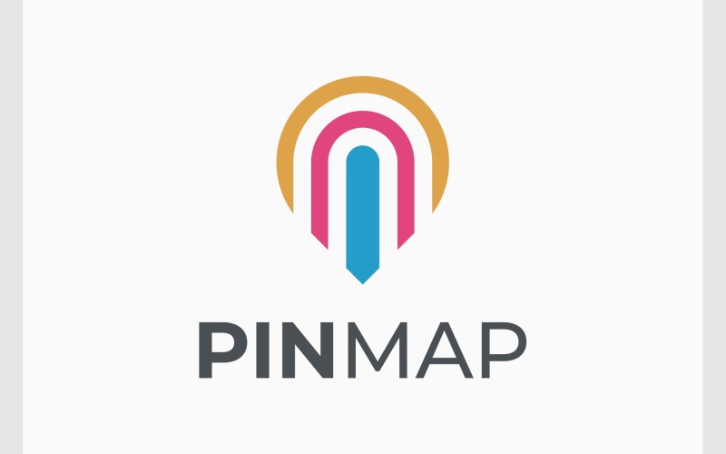 pin map location gps logo original