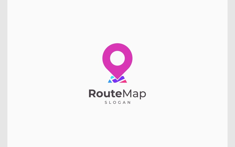 pin map location route place logo original