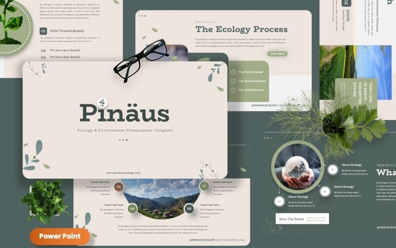 pinaus ecology amp environment powerpoint template original
