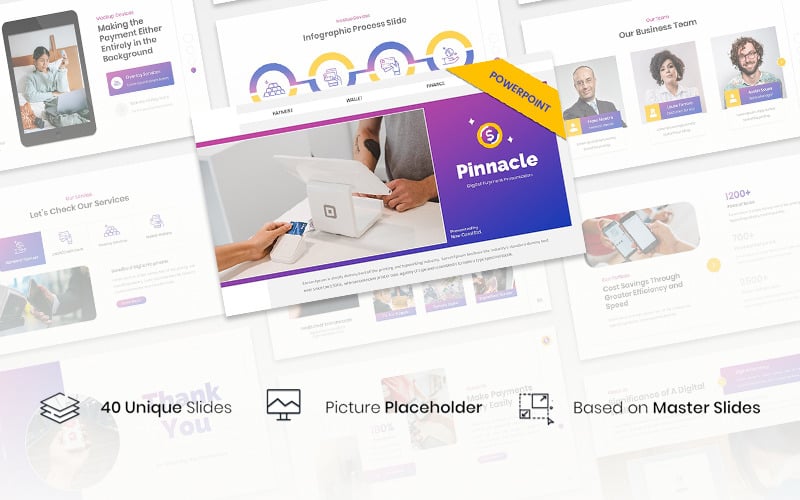 pinnacle digital payment powerpoint template original