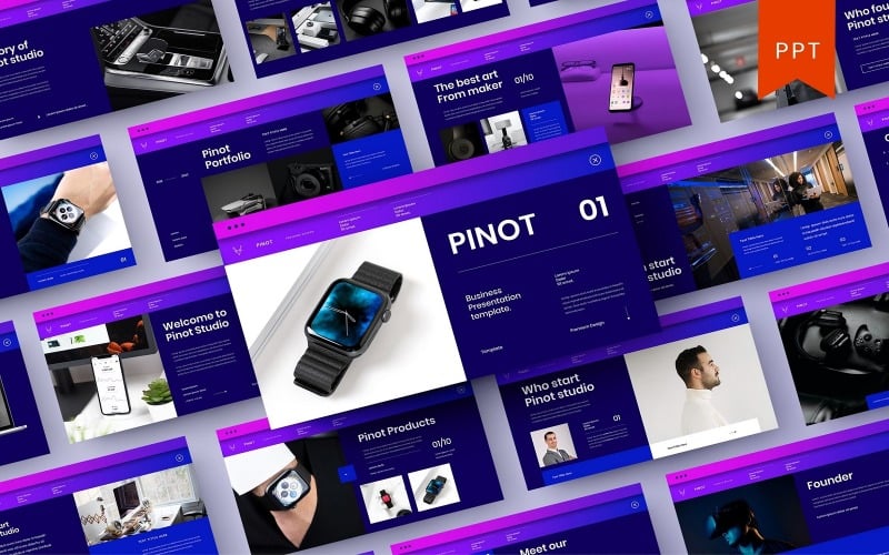pinot business powerpoint template original