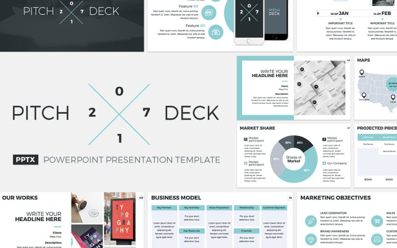 pitch deck powerpoint template original