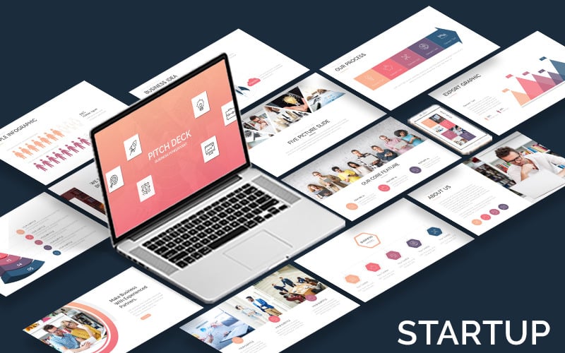 pitch deck business powerpoint template original