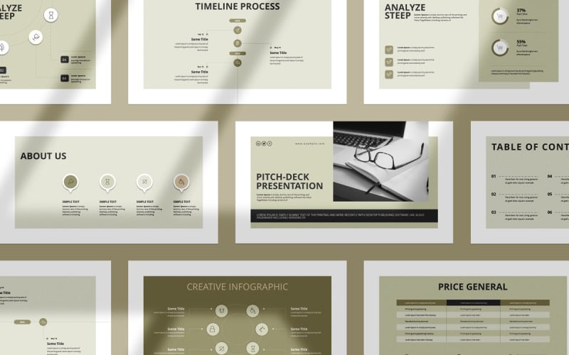 pitch deck business presentation template original