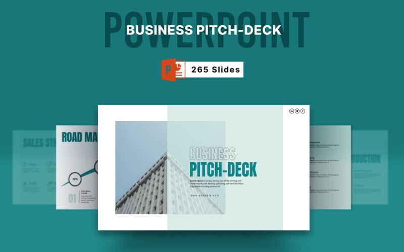 pitch deck business presentation template original