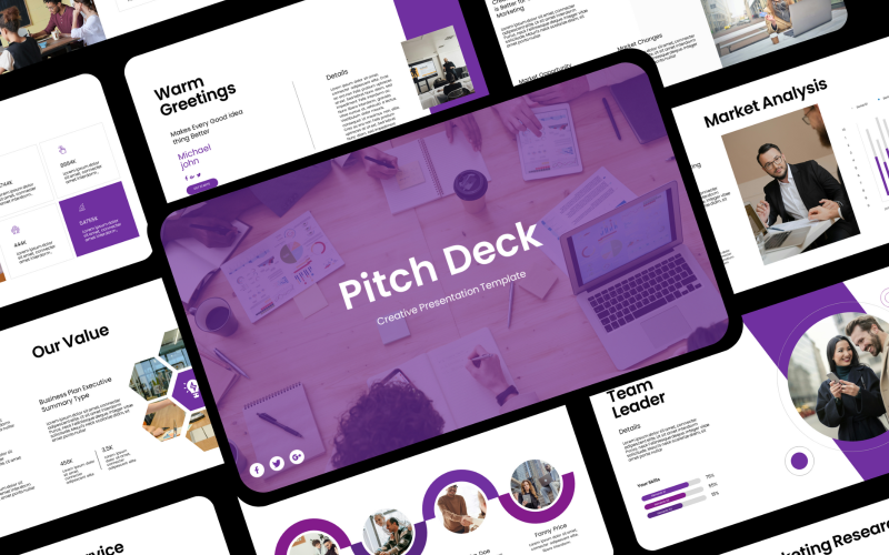 pitch deck creative presentation original