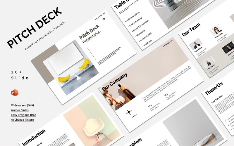 pitch deck personal company template original