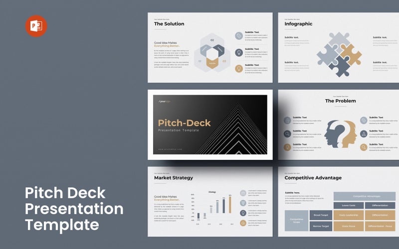pitch deck powerpoint presentation layout original