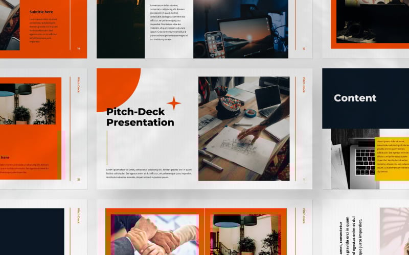 pitch deck powerpoint presentation template original