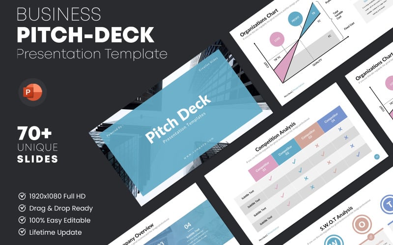pitch deck powerpoint presentation template original