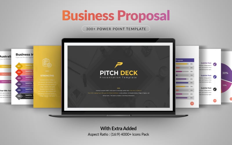 pitch deck powerpoint presentation original