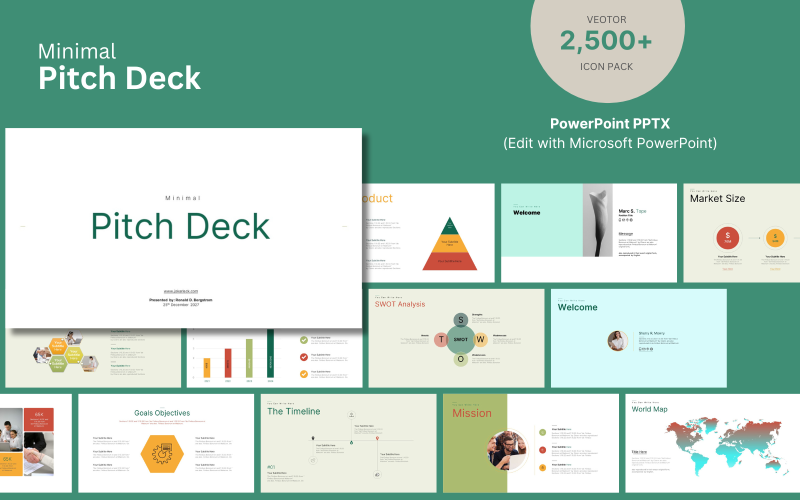 pitch deck powerpoint presentation original