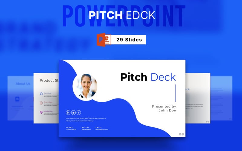 pitch deck powerpoint template original