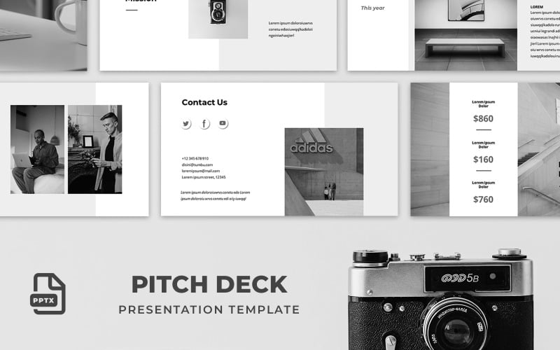 pitch deck powerpoint template original