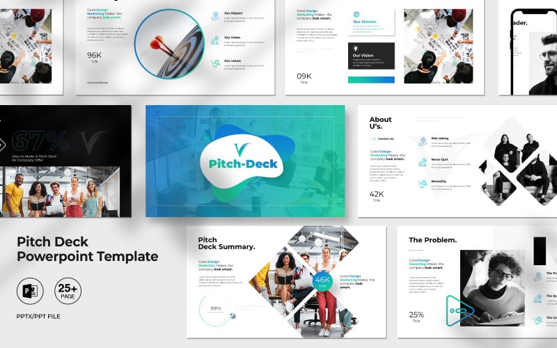 pitch deck powerpoint template original