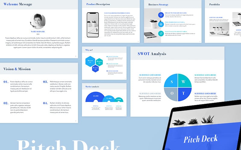 pitch deck powerpoint template original