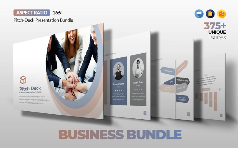 pitch deck presentation bundle original