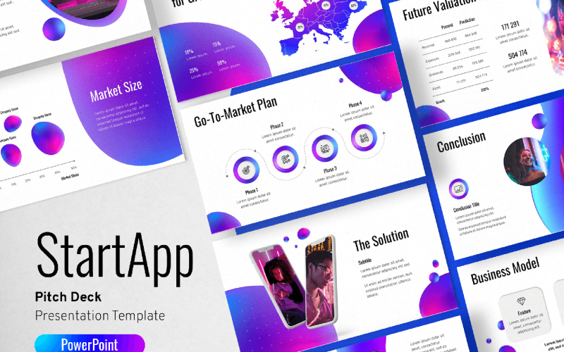 pitch deck presentation powerpoint template original