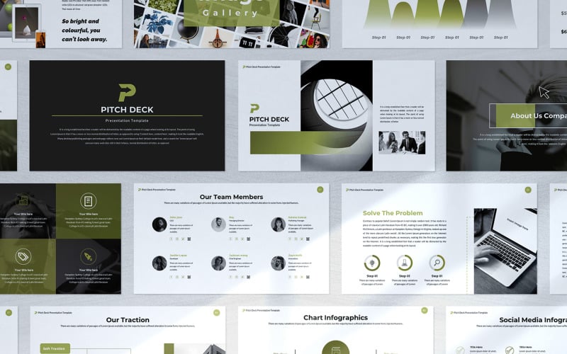 pitch deck presentation powerpoint template original