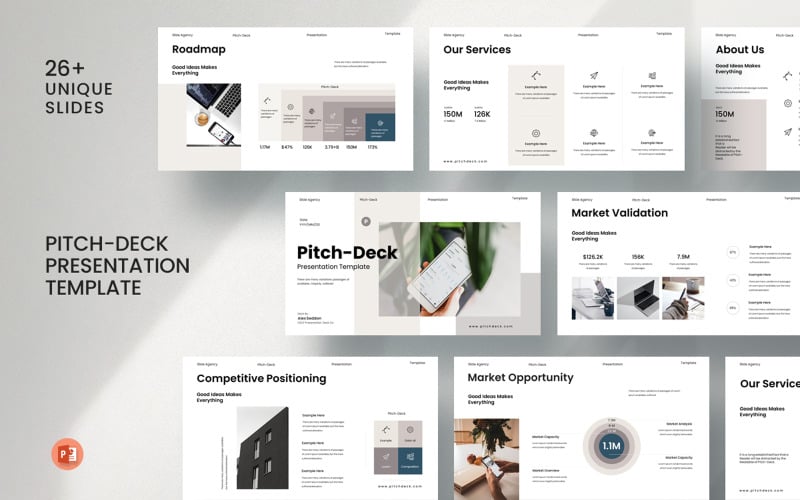 pitch deck presentation template original