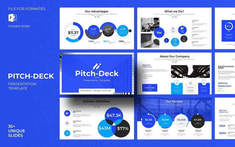 pitch deck presentation template original