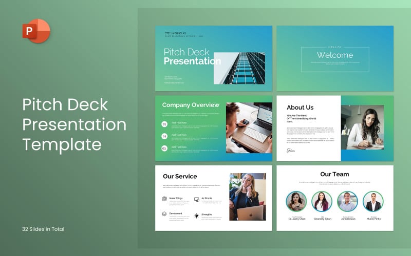pitch deck presentation template original