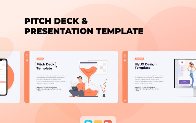 pitch deck smooth animated presentation bundle powerpoint template original