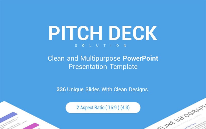 pitch deck solution presentation powerpoint template original