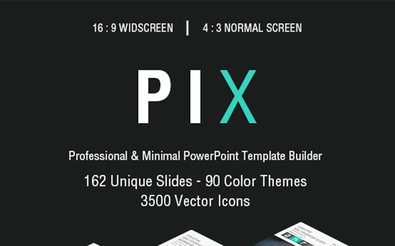 pix minimal powerpoint template original