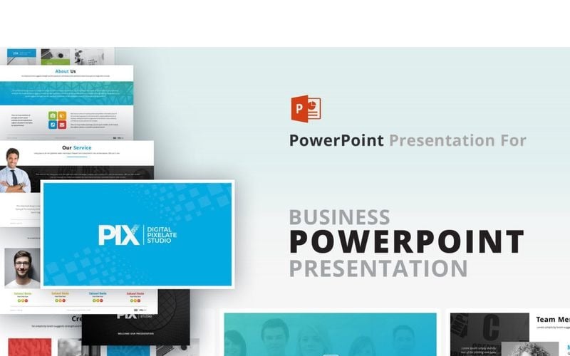 pix presentation powerpoint template original