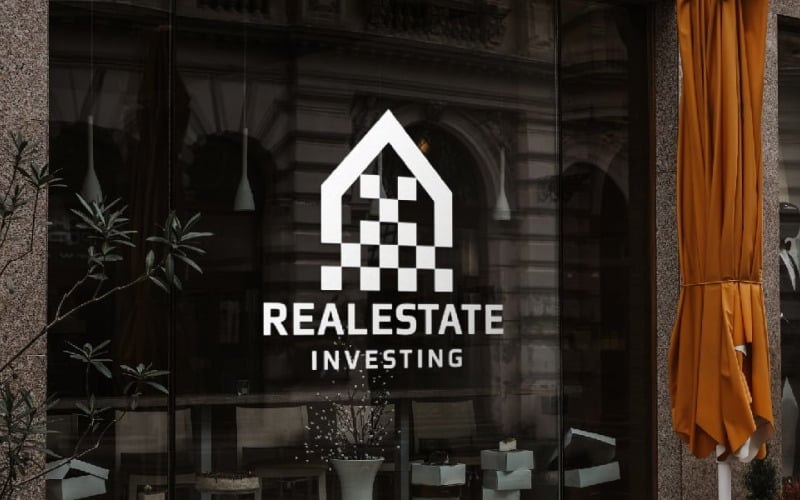 pixel real estate professional logo original