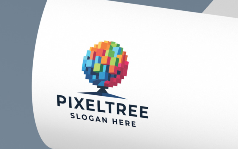 pixel tree pro professional logo original