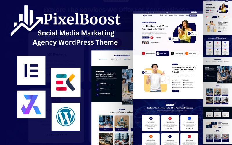pixelboost social media marketing agency wordpress theme original