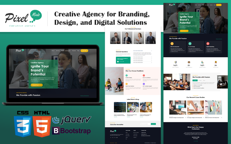 pixelminds creative agency for branding design and digital solutions original