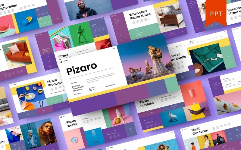 pizaro business powerpoint template original