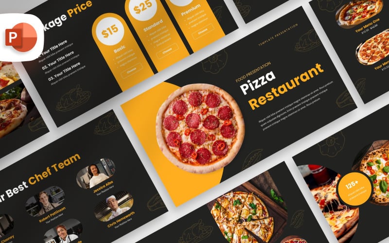 pizza restaurant powerpoint template original
